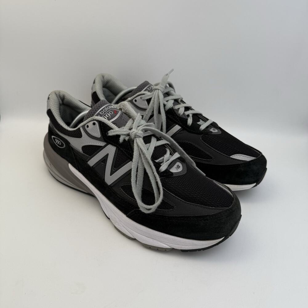 New Balance 990v6 Made in USA Black/Silver M990BK6 Men Sneaker Shoes Size 9.5 4E